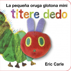 Pequeña oruga glotona títere dedo Mini