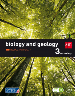 biology geology 3º eso 2016