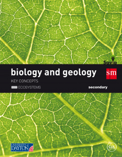 cuaderno geografía ecosistemas 3º eso savia 2016