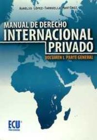 Manual de Derecho Internacional privado