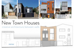 New town houses creative architecture between walls