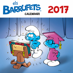 Els barrufets calendari 2017