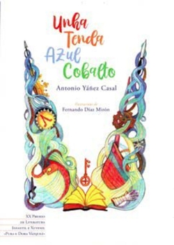 Unha tenda azul cobalto