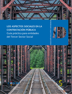 Los aspectos sociales de la contratación pública