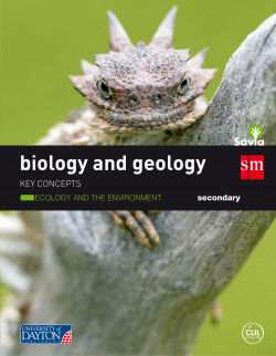 Key concept:Ecology and the environment 4ºEso Savia 2017