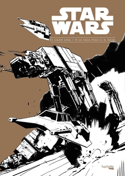 Gran libro de saga para colorear