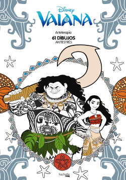Vaiana: arteterapia 61 dibujos antiestrés