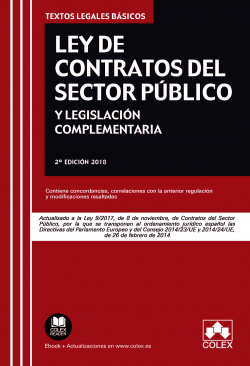 LEY DE CONTRATOS DEL SECTOR PÚBLICO Y LEGISLACIÓN COMPLEMENTARIA
