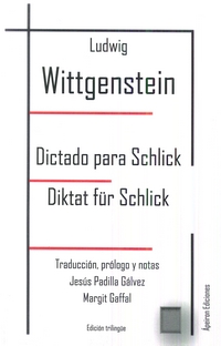 Dictado para Schlick. Diktat für Schlick