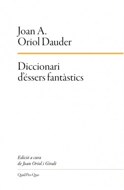 DICCIONARI D´ESSERS FANTÀSTICS