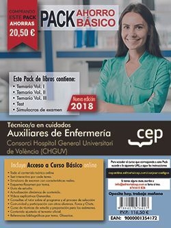 PACK AHORRO BÁSICO. Técnico/a en cuidados auxiliares de enfermería. Consorci Ho