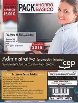 PACK AHORRO ADMINISTRATIVO SACYL (PROMOCIÓN INTERNA)