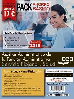 PACK AHORRO BÁSICO. Auxiliar Administrativo de la Función Administrativa. Servic