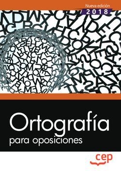 ORTOGRAFÍA PARA OPOSICIONES 2019
