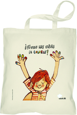 Bolsa ¡Vivan las uñas de colores!