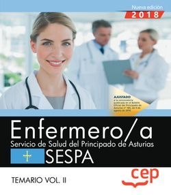Enfermero/a del Servicio de Salud del Principado de Asturias. SESPA. Temario Vol