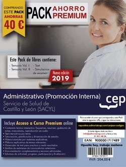 PACK AHORRO PREMIUM ADMINISTRATIVO PROMOCION INTERNA