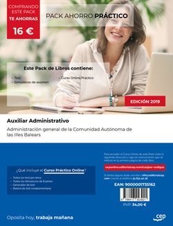 AUXILIAR ADMINISTRATIVO ILLES BALEARS
