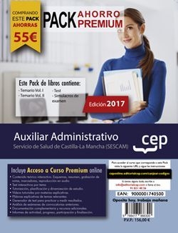 PACK AHORRO PREMIUM AUXILIAR ADMINISTRATIVO SESCAM