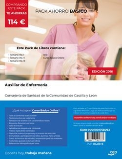 PACK AHORRO BASICO AUXILIAR DE CENTROS ASISTENCIALES SEGOVIA