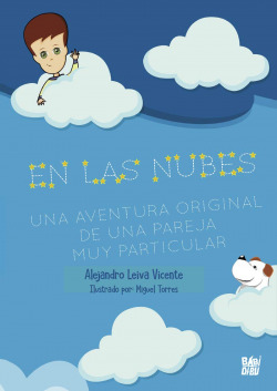 En las nubes.