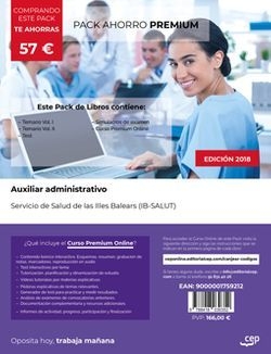 PACK AHORRO PREMIUM AUXILIAR ADMINISTRATIVO IB SALUT