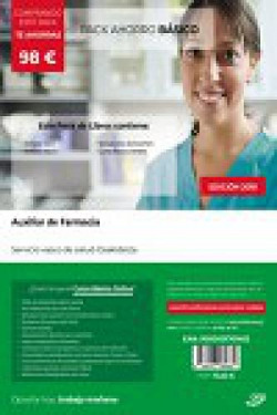 AUXILIAR DE FARMACIA OSAKIDETZA PACK AHORRO BASICO (4 TOMOS + CURSO)