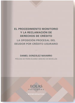 El procedimiento monitorio y la reclamación de derechos de crédit