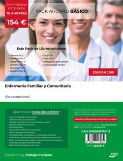 PACK AHORRO BASICO ENFERMERIA FAMILIAR Y COMUNITARIA VIA EXCEPCIONAL