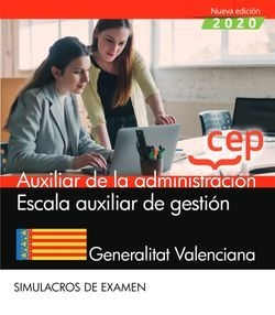 Auxiliar de la administración. Escala auxiliar de gestión. Generalitat Valencian