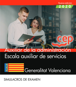 Auxiliar de la administración. Escala auxiliar de servicios. Generalitat Valenci