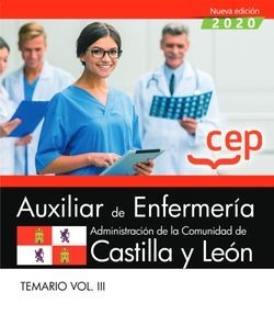 TEMARIO III. AUXILIAR DE ENFERMERÍA DE LA ADMINISTRACIÓN DE LA COMUNIDAD DE CAST