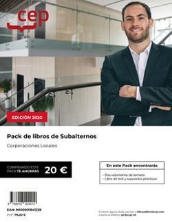 PACK DE LIBROS SUBALTERNOS CORPORACIONES LOCALES