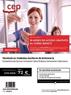PACK LIBRO Y CURSO BASICO TECNICO/A CUIDADO AUXILIAR ENFERM