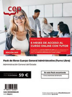 PACK DE LIBROS 6 MESES DE CURSO ONLINE CUERPO GENERAL ADMIN