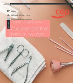 Cuaderno del alumno. Cuidados estéticos básicos de uñas (MF0344_1). Certificados