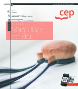 Manual. Maquillaje de día (MF0346_1) Certificados de profesionalidad. Servicios
