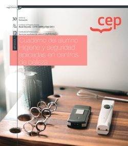Cuaderno del alumno. Higiene y seguridad aplicadas en centros de belleza (MF0343