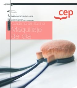Cuaderno del alumno. Maquillaje de día (MF0346_1) Certificados de profesionalida