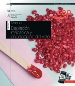 Manual. Depilación mecánica y decoloración del vello (Transversal: MF0345_1). Ce