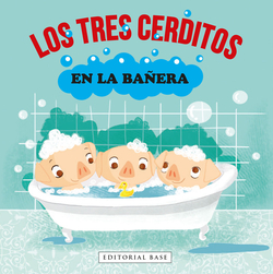 Los tres cerditos en la bañera