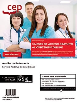 PACK LIBROS + CONTENIDO ONLINE. AUXILIAR DE ENFERMERÍA. SERVICIO ANDALUZ DE SALU