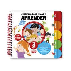 CUADERNO PARA JUGAR Y APRENDER 3 AÑOS
