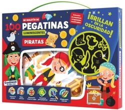 MALETIN 100 PEGATINAS PIRATAS