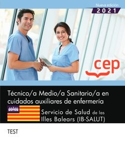 Técnico/a Medio/a Sanitario/a en cuidados auxiliares de enfermería. Servicio de