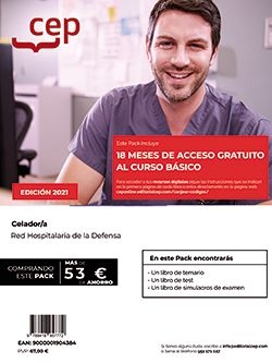 PACK LIBROS CURSO BASICO CELADOR/A RED HOSPITALARIA DEFENSA