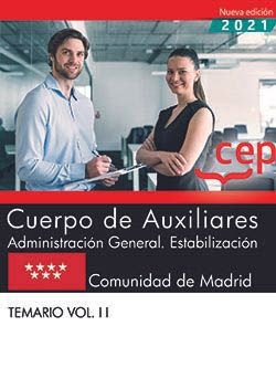Cuerpo de Auxiliares. Administración General. Estabilización. Comunidad de Madri