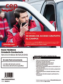 PACK TEORICO CELADOR;A-CONDUCTOR;A SERVICIO ANDALUZ SAS