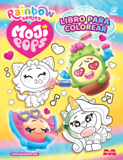 Libro colorea moji pops serie pearl