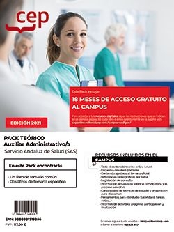PACK TEORICO AUXILIAR ADMINISTRATIVO;A SERVICIO ANDALUZ SALUD SAS